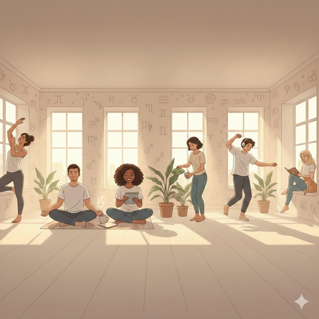 Идеальное утро по знаку Солнца: 15 минут, которые перепрограммируют весь день